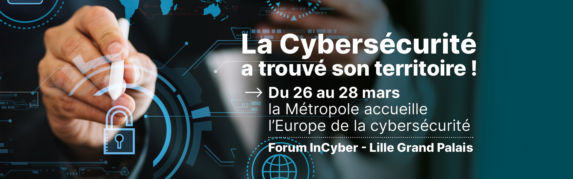 Le InCyber Forum : l'évènement de référence en Europe en matière de confiance numérique.